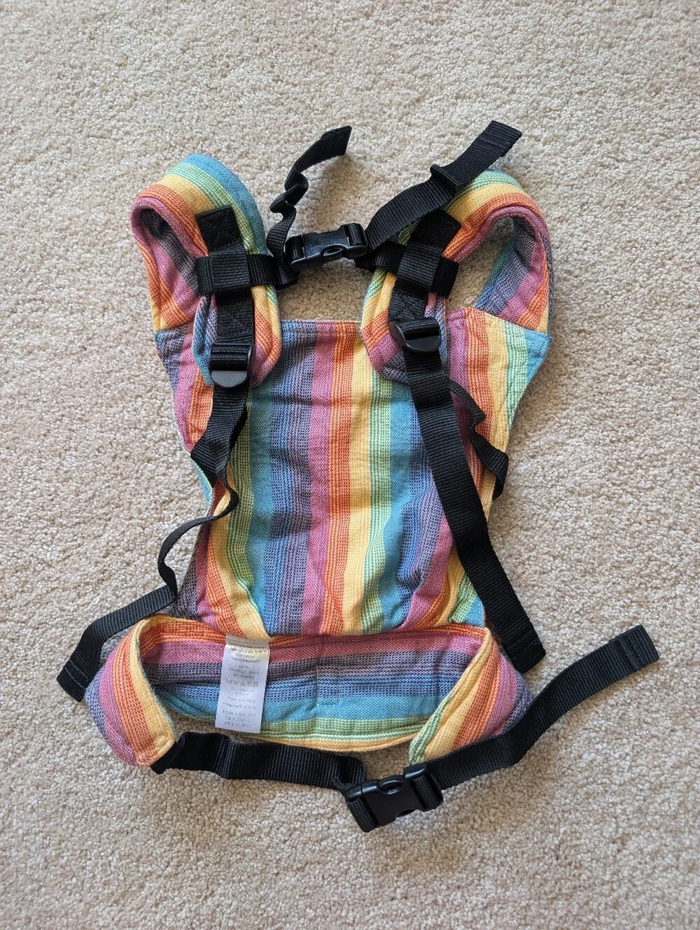 Lenny Lamb Doll Carrier Rainbow Soft Cotton LennyLamb